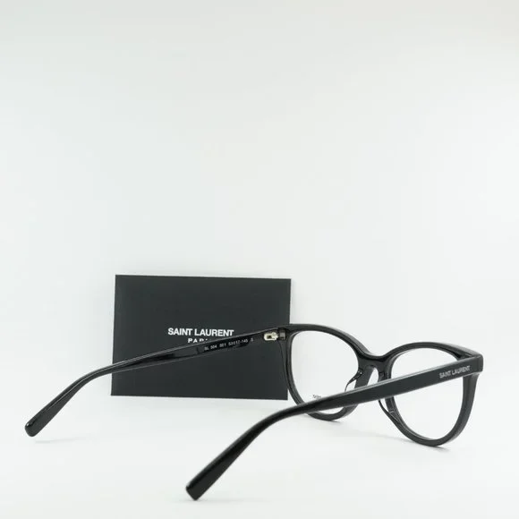 💯 NEW SAINT LAURENT SL504 001 WOMENS BLACK EYEGLASSES - Picture 6 of 11